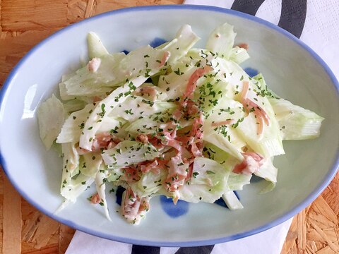 セロリと生ハムのマヨサラダ♪